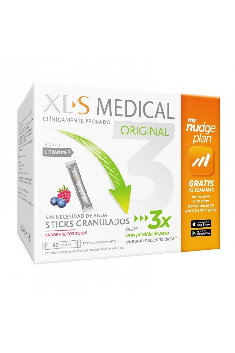 XLS MEDICAL ORIGINAL 90 STICKS FRUTOS ROJOS